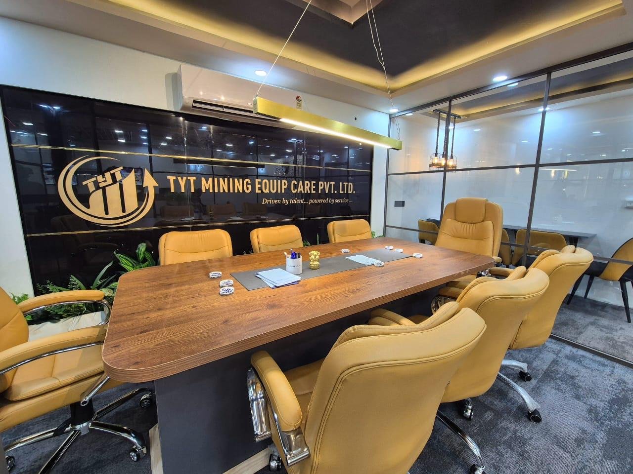 TYT Mining Equip Care boardroom and company office