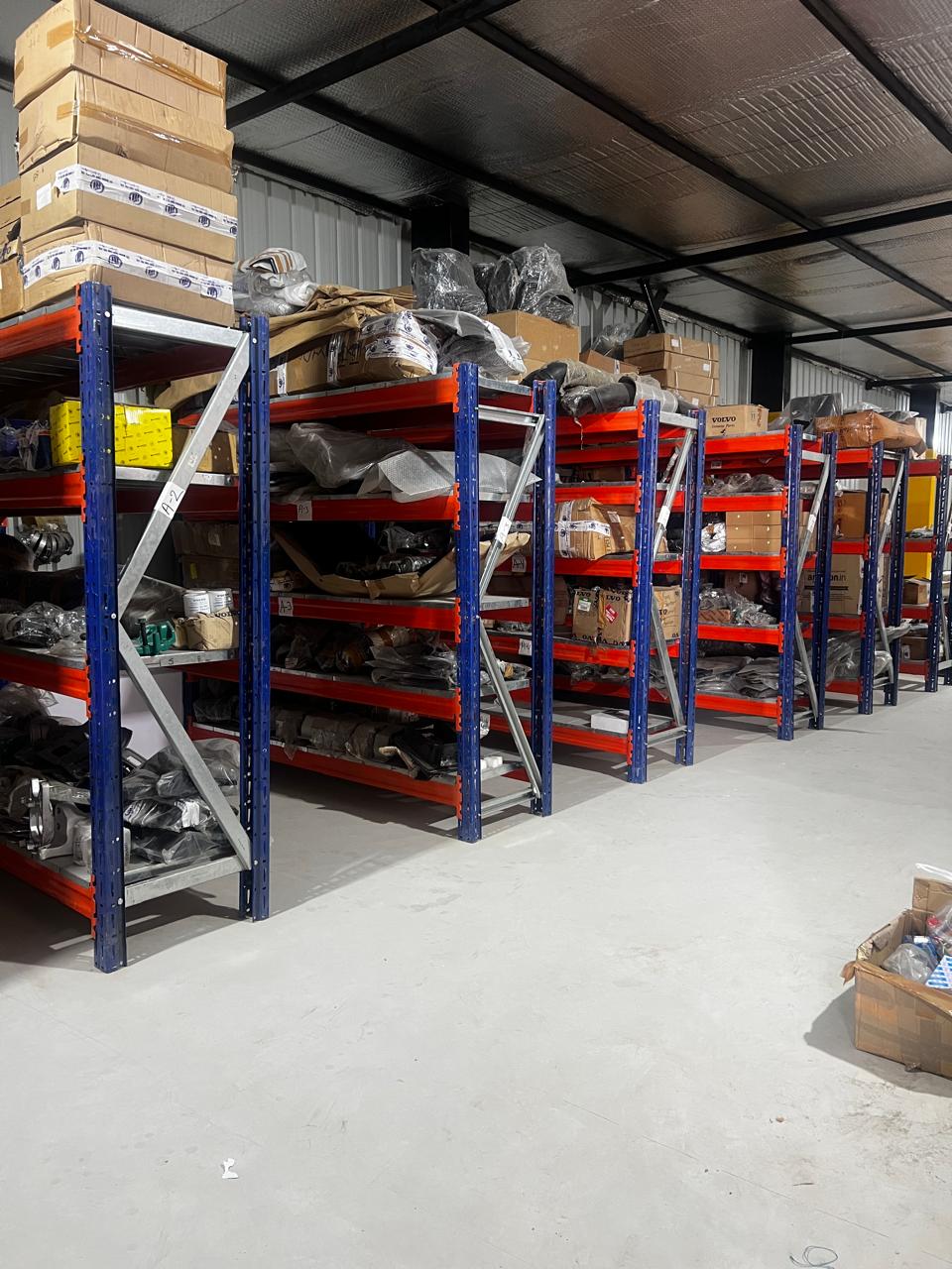 Mining truck spare parts inventory ready for supply